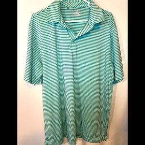 🌿Under Armour Mens Seafoam heat gear golf shirt size XL loose